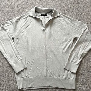 Banana Republic mens large 1/4 zip sweater
